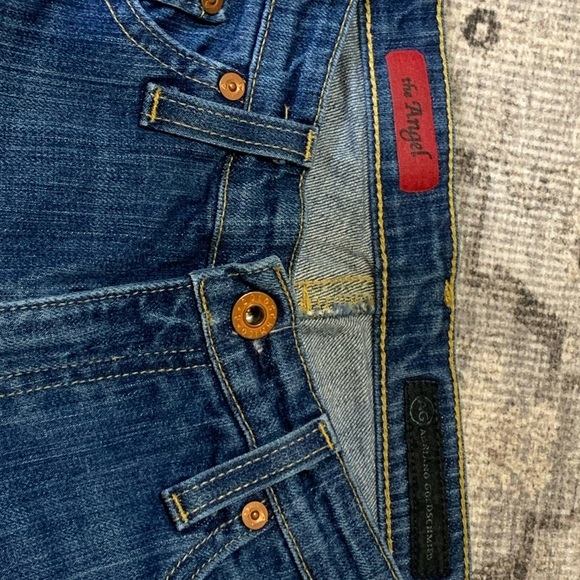 Ag Adriano Goldschmied The Angel Frayed Bottom 29R Jeans - Picture 3 of 13